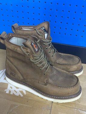 Timberland Men's Hommes  Pro 6 In Wedge MD Brown Boots 1A5SXH-214 Size 9